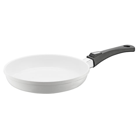 091814 Pearl White Ceramic Fry Pan