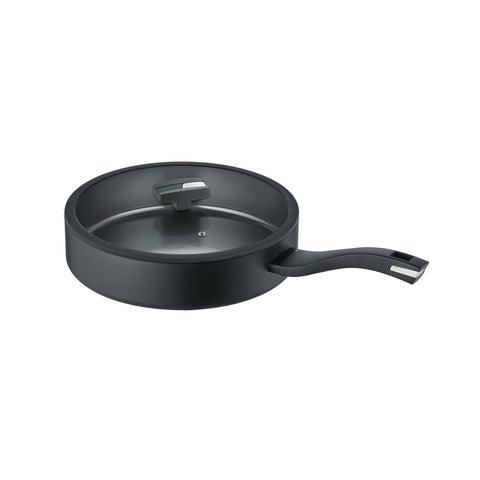 15441342 B. Green 10-Inch Sauté Pan with Glass Lid