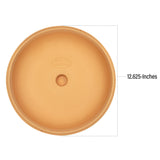 604833 13-Inch Round Terra Cotta Lid Berndes