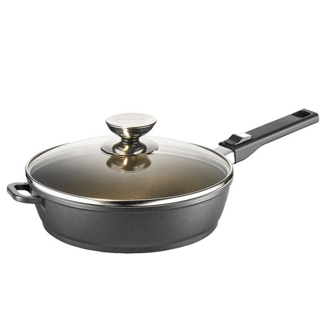 631529L Vario Click Induction Plus Black Sauté Pan with Glass Lid