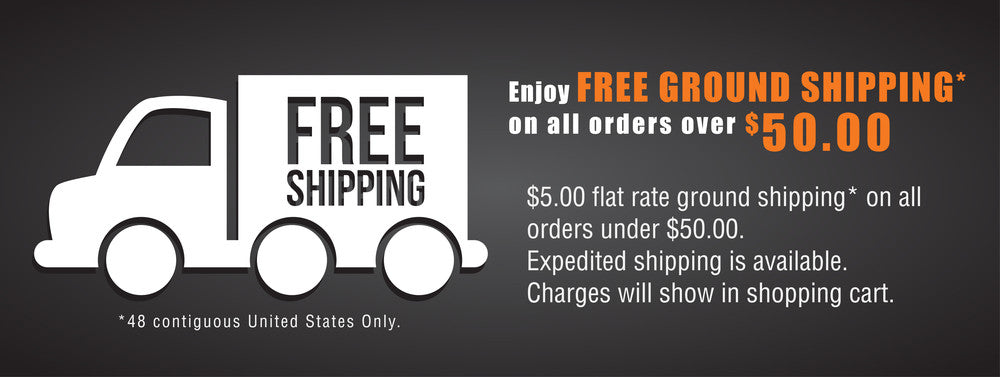Free shipping on $50 purchase